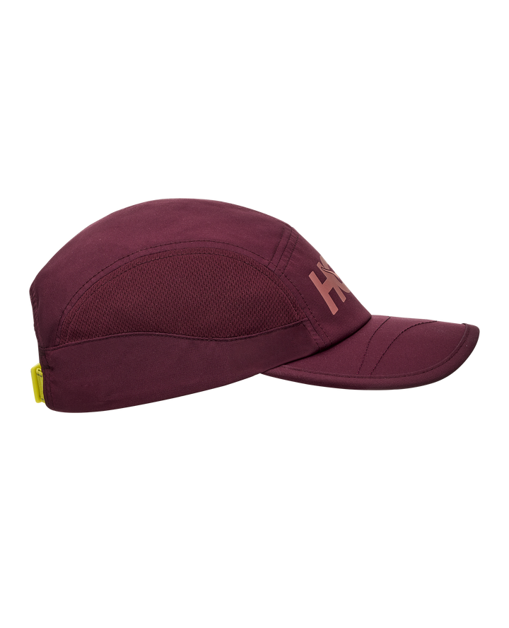 U Hoka Run Hat Black Cherry