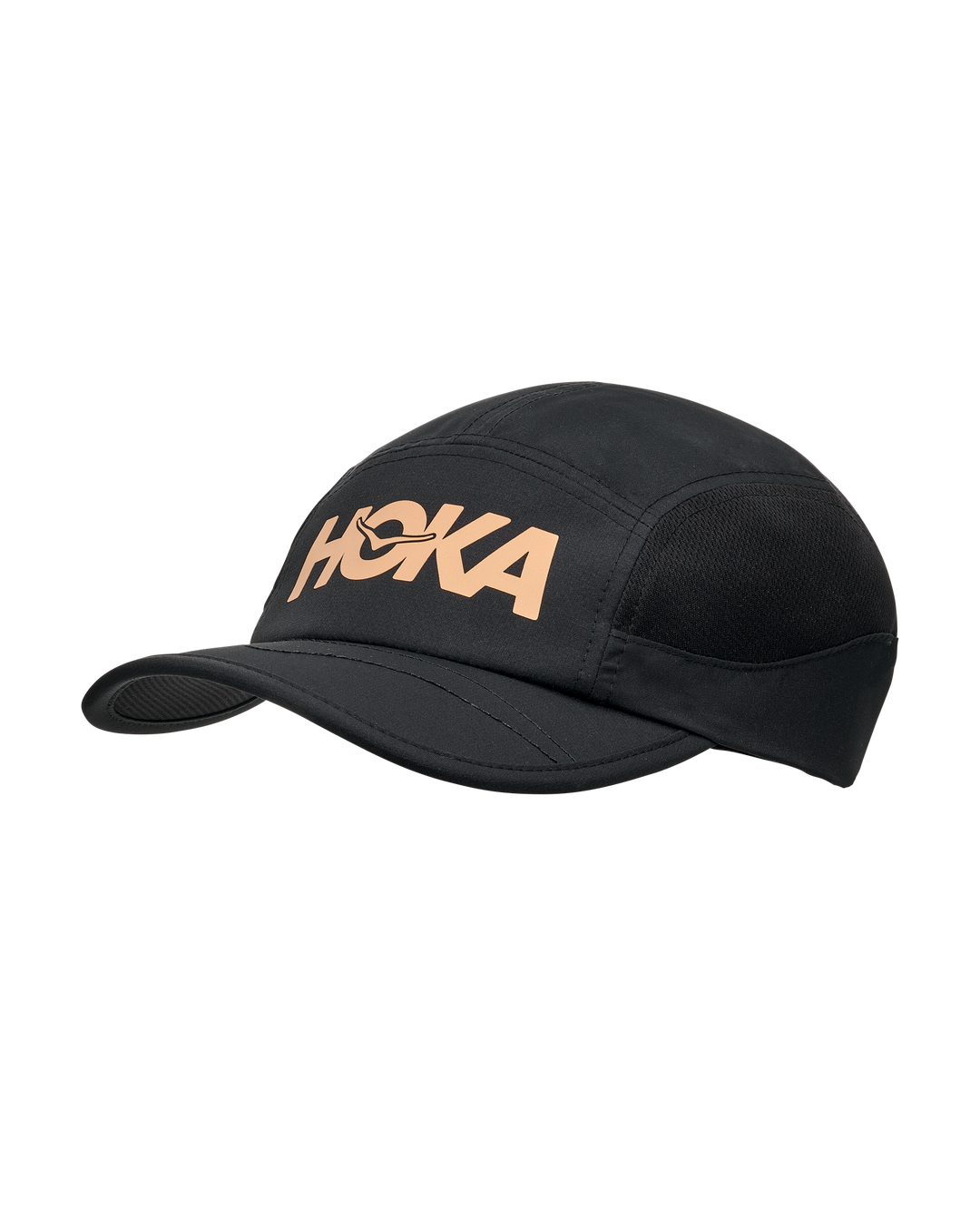 U Hoka Run Hat Black / Gold