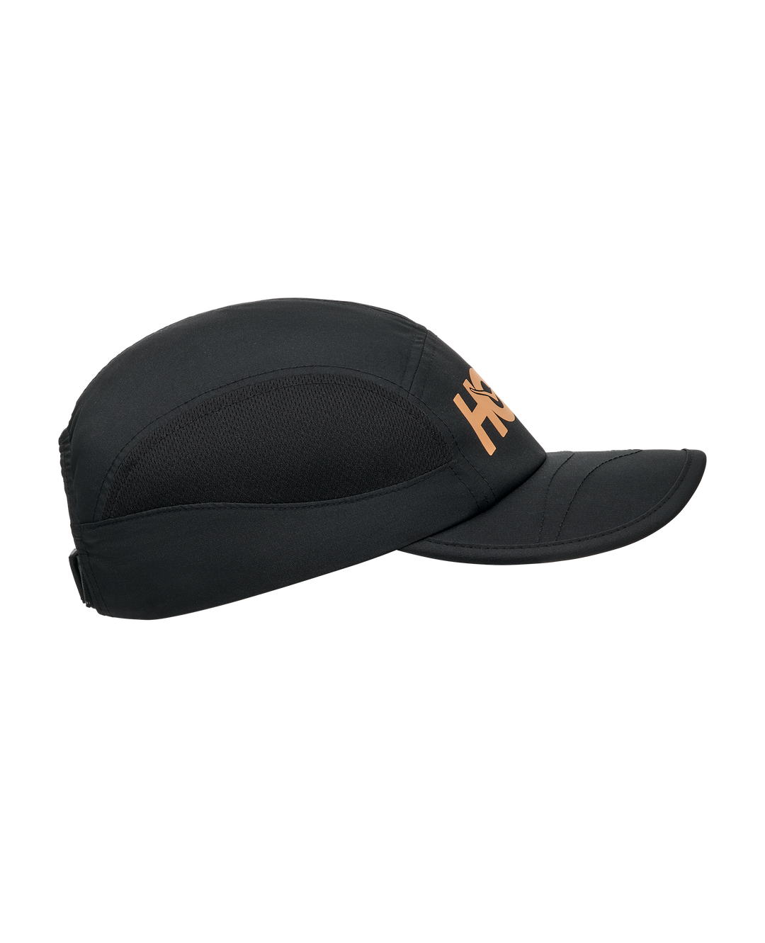 U Hoka Run Hat Black / Gold