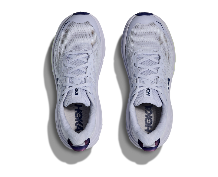Hoka Challenger 8 Women in Ambient Blue / Blueberry, pair, top view