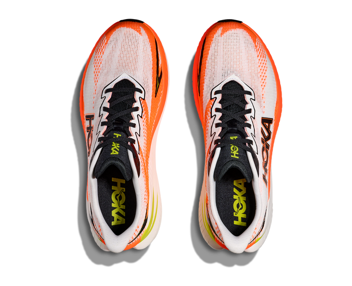 M Mach X 3 White / Neon Tangerine