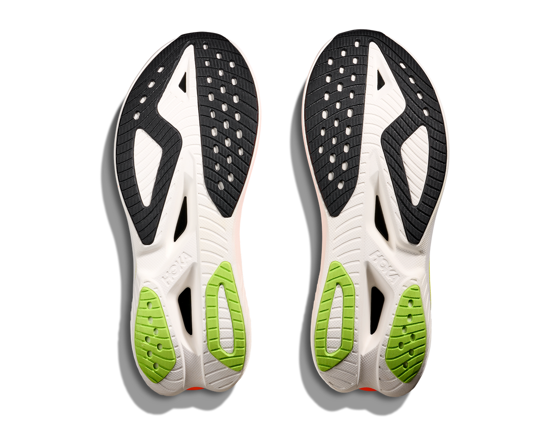 M Mach X 3 White / Neon Tangerine