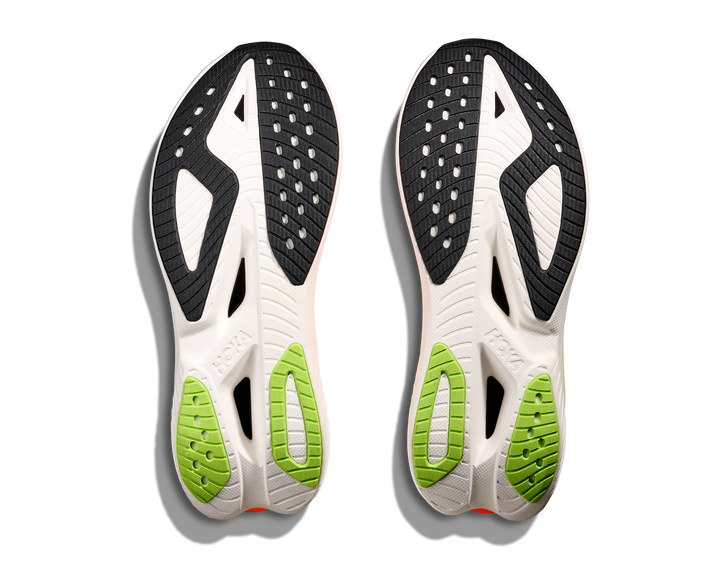 M Mach X 3 White / Neon Tangerine