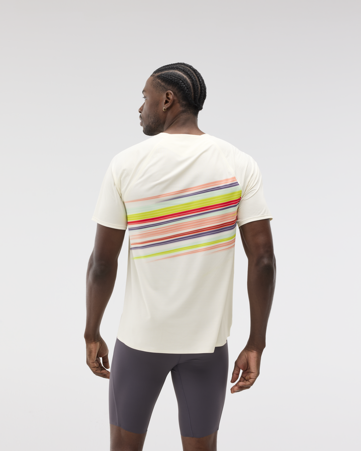 M race day short sleeve Alabaster flare