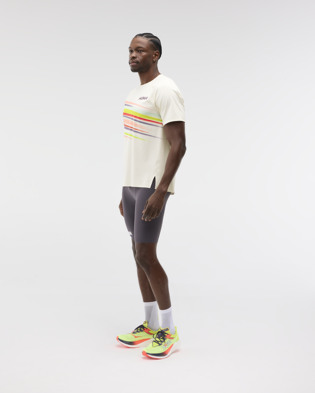 M race day short sleeve Alabaster flare