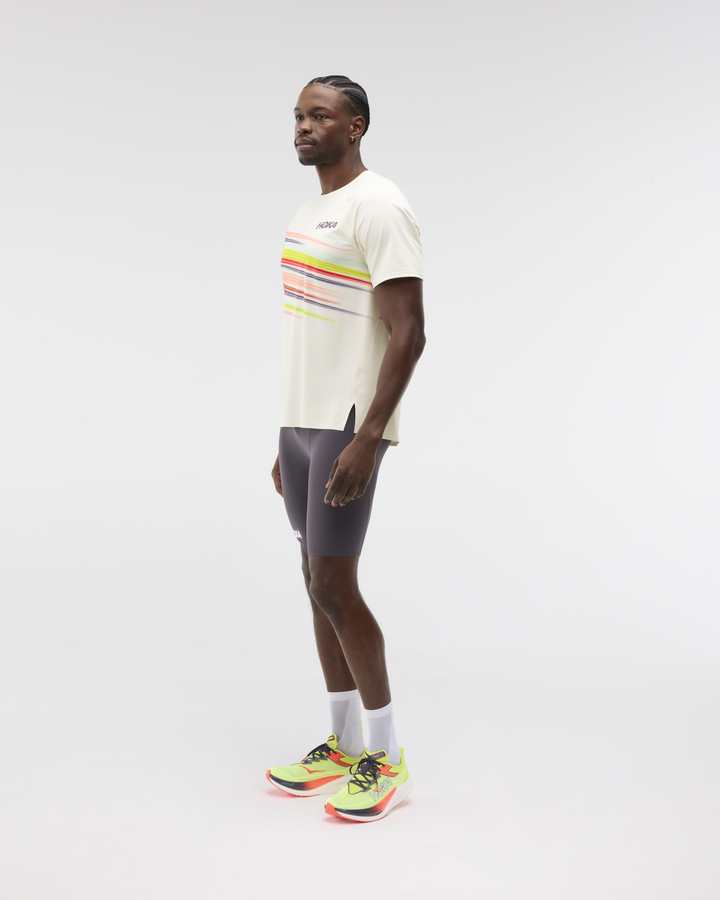 M race day short sleeve Alabaster flare