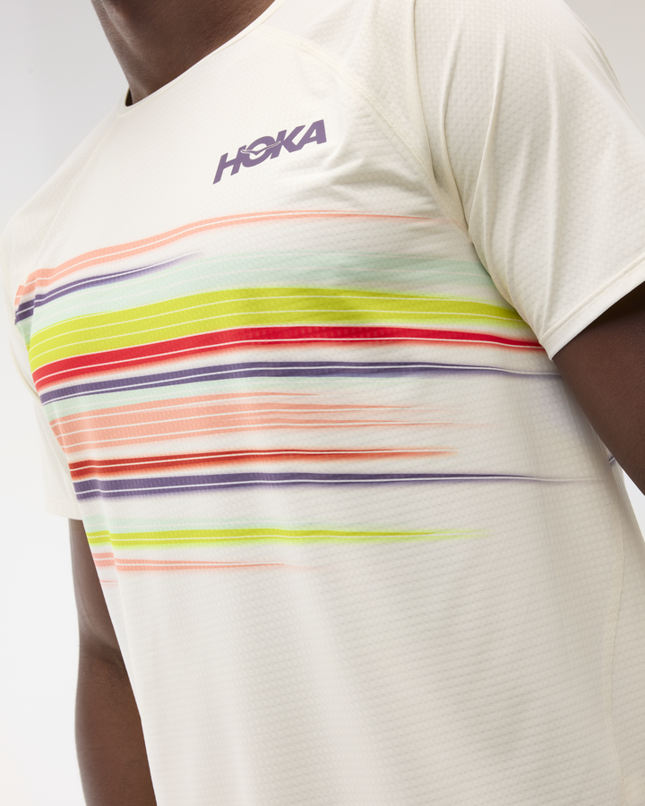 M race day short sleeve Alabaster flare
