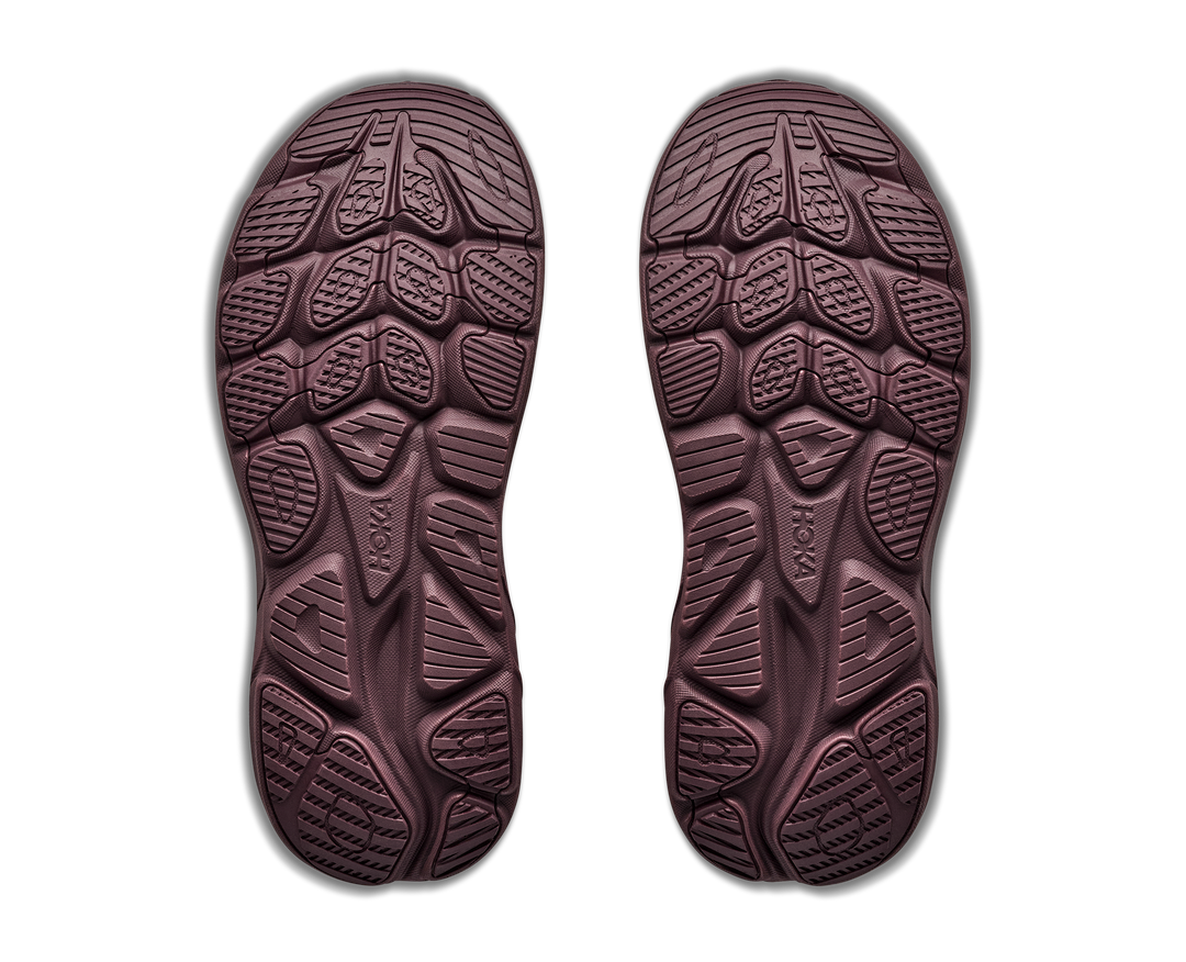 Hoka Clifton 11 GTX Women in Smoky Quartz / Deep Mauve, outsole