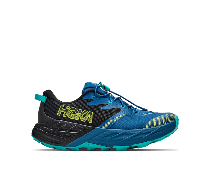Y Speedgoat 7 big kids Black / Night Glow Blue