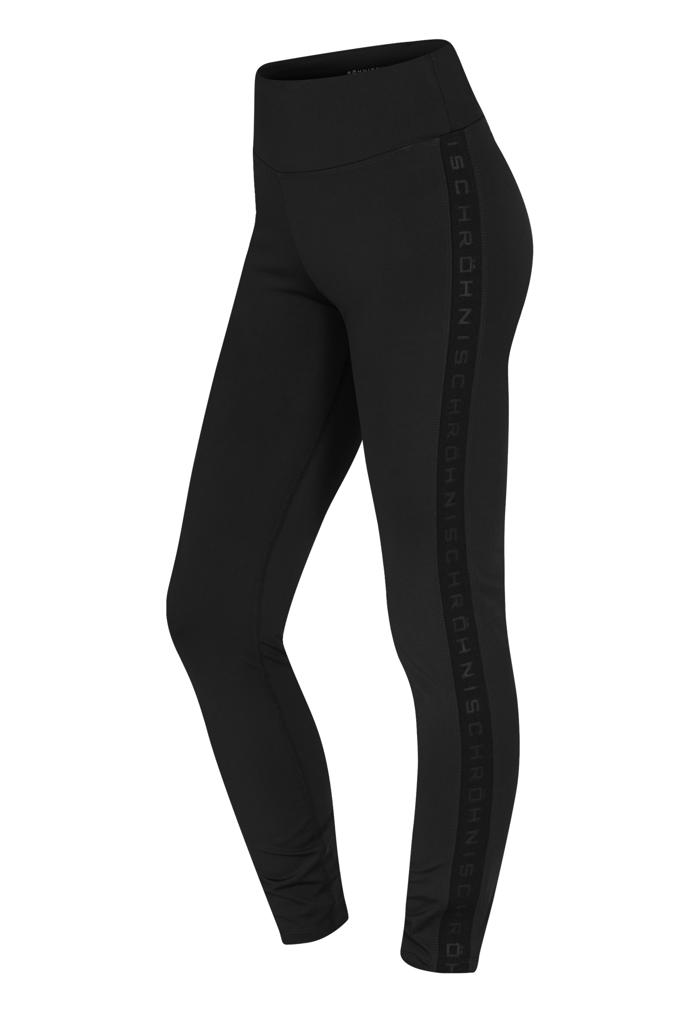 Kay High Waist Tights Black/black