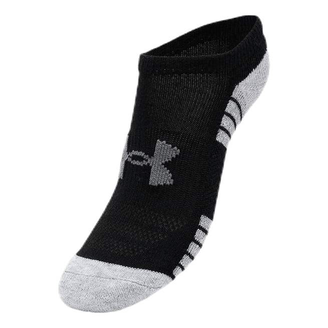 3-Pack Heatgear No Show Jr Black