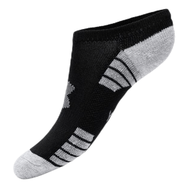 3-Pack Heatgear No Show Jr Black