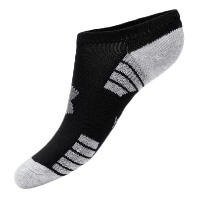 3-Pack Heatgear No Show Jr Black