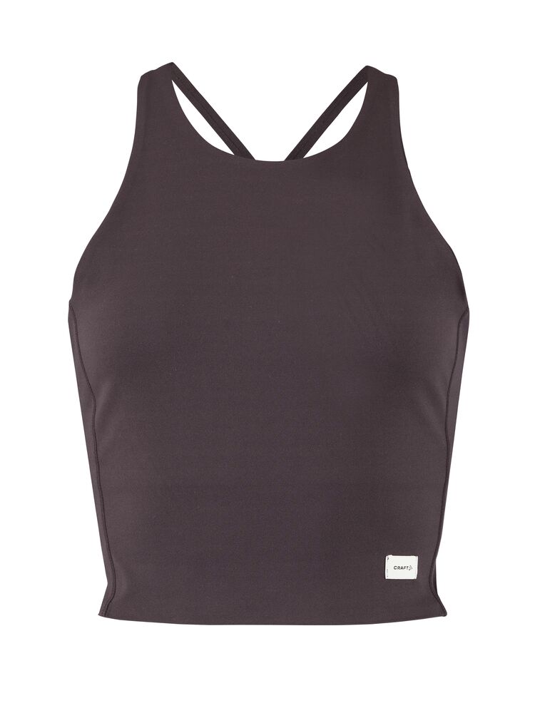 Collective Cropped Singlet W Plum