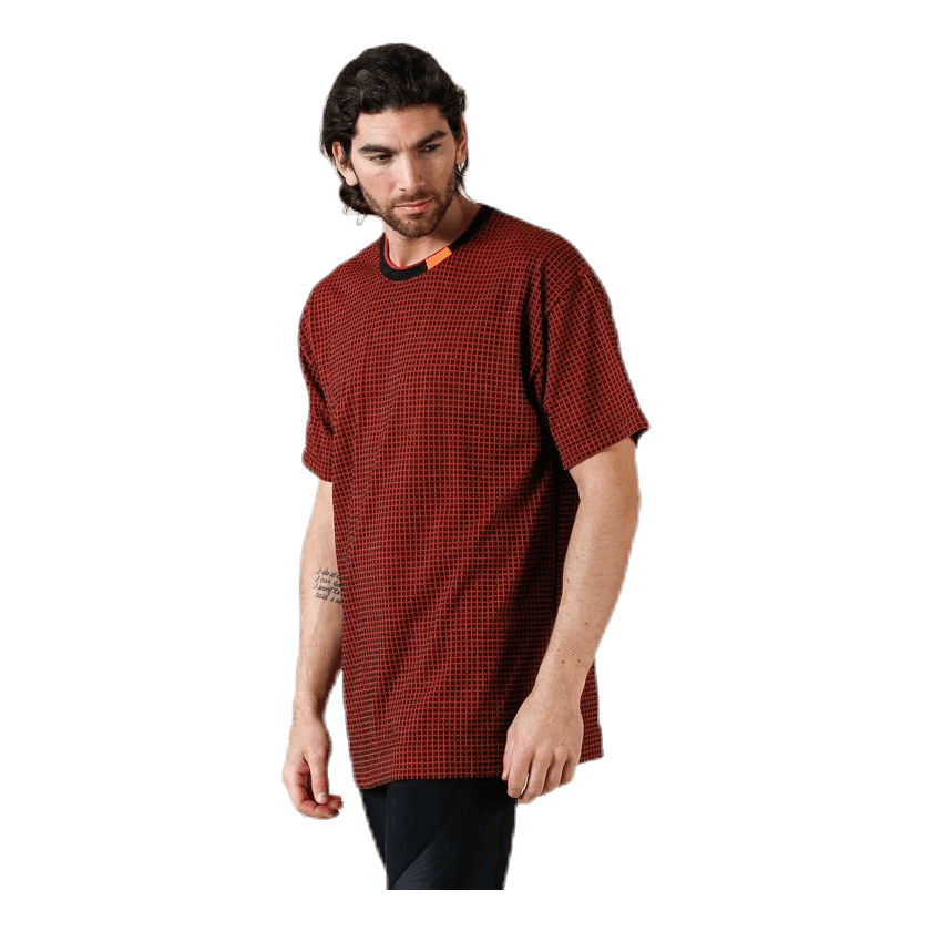 Tech Pack Grid Tee Orange/Black