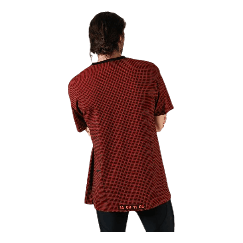 Tech Pack Grid Tee Orange/Black