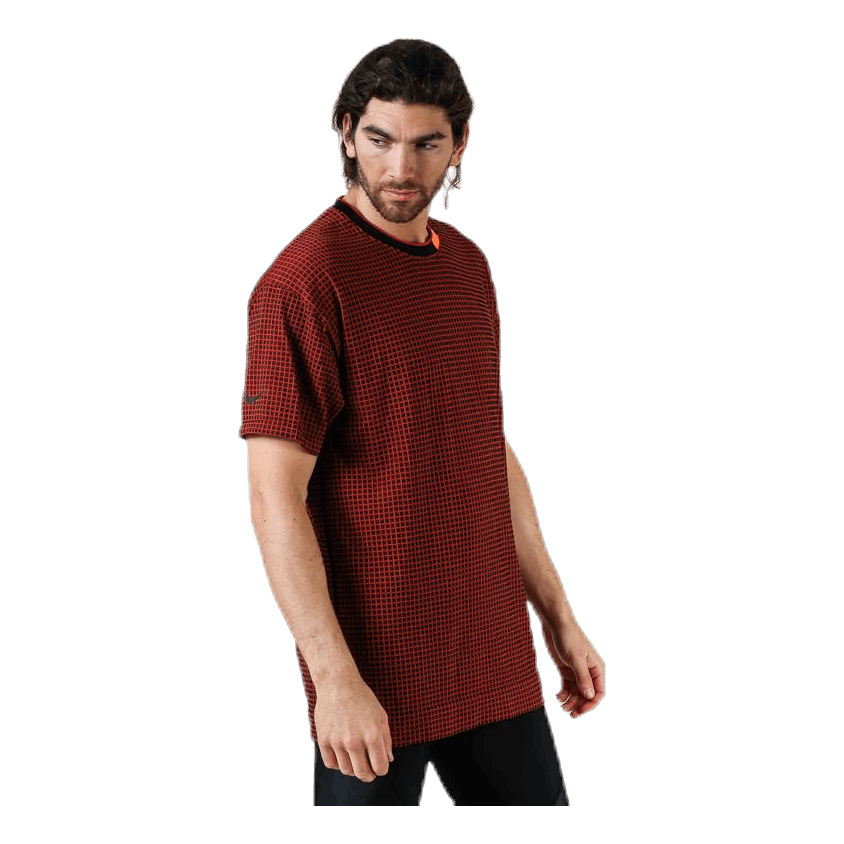 Tech Pack Grid Tee Orange/Black