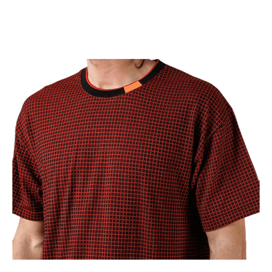 Tech Pack Grid Tee Orange/Black