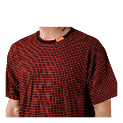Tech Pack Grid Tee Orange/Black