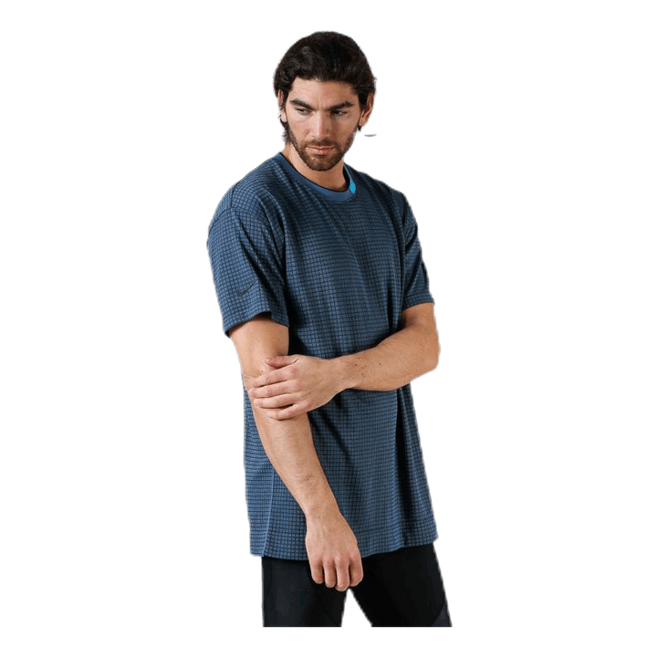 Tech Pack Grid Tee Blue/Black
