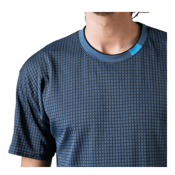 Tech Pack Grid Tee Blue/Black