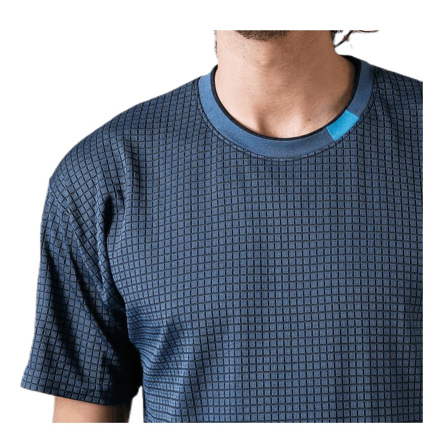 Tech Pack Grid Tee Blue/Black