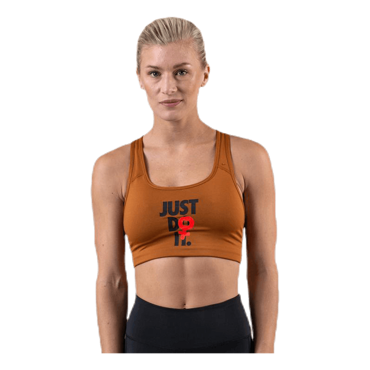 Rebel Swoosh JDI Bra Brown/Red
