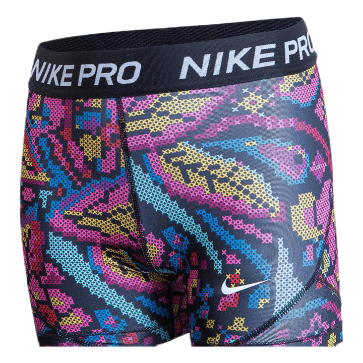 Girls Boy Short Print Femme Black