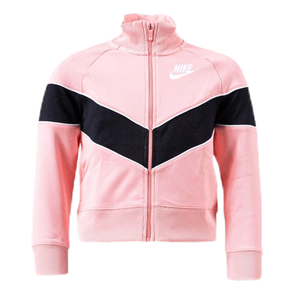 Girls Heritage Front Zip Pink