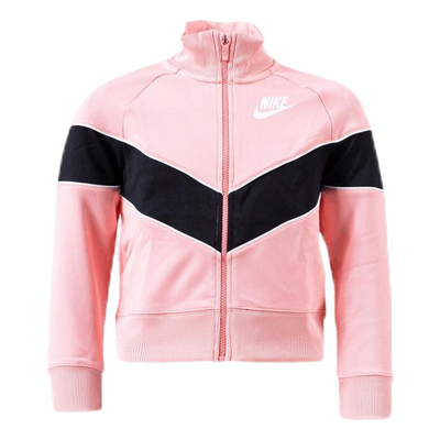 Girls Heritage Front Zip Pink
