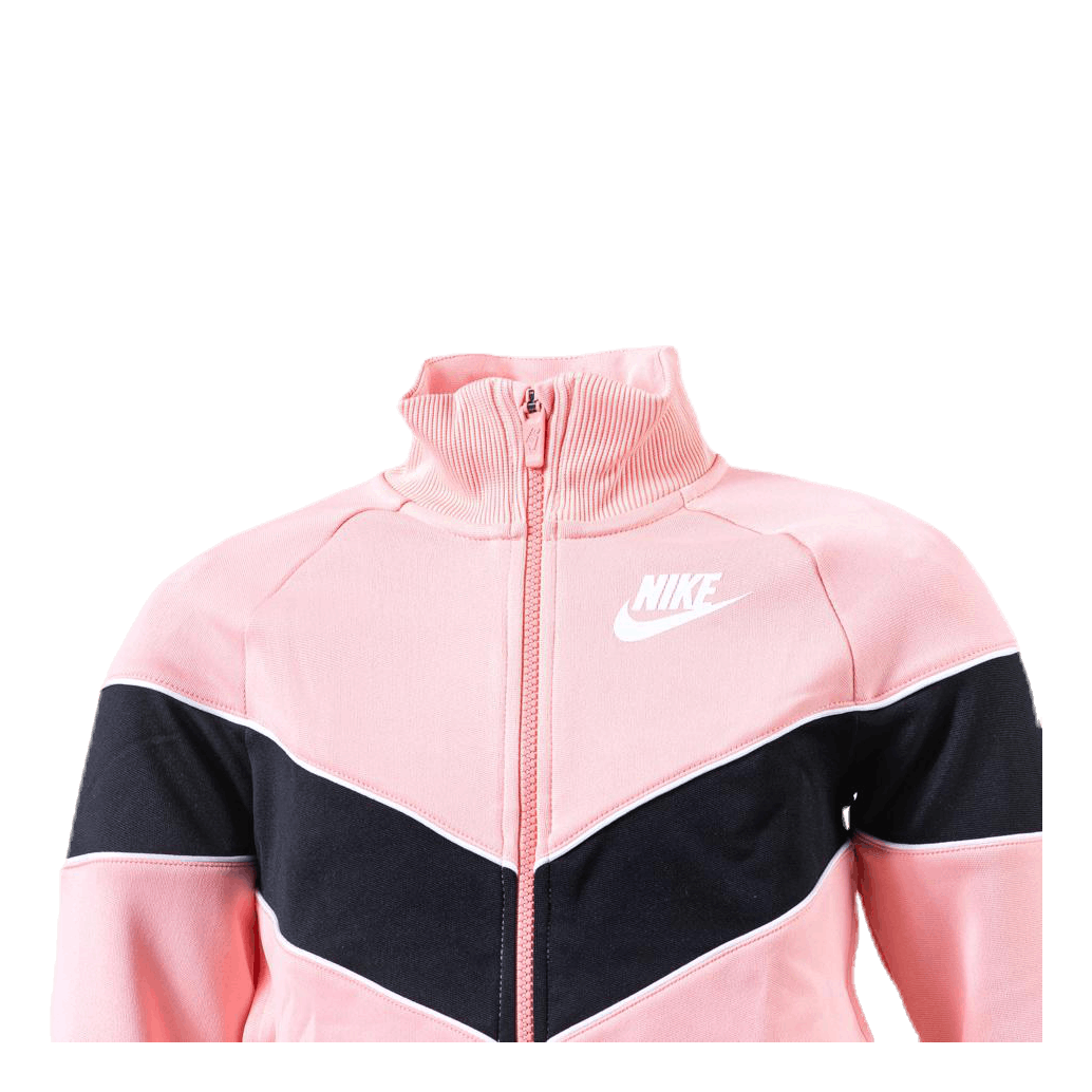 Girls Heritage Front Zip Pink