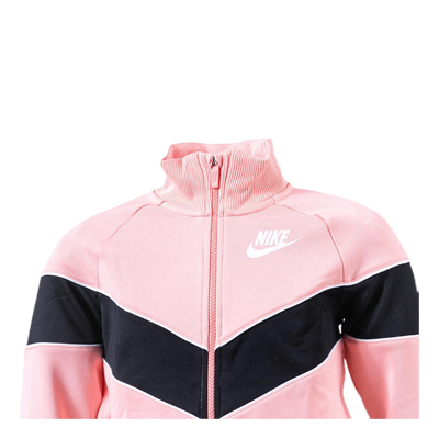 Girls Heritage Front Zip Pink