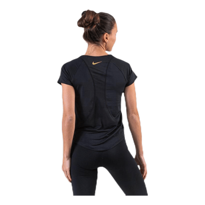 Glam Top SS 10K Black/Gold