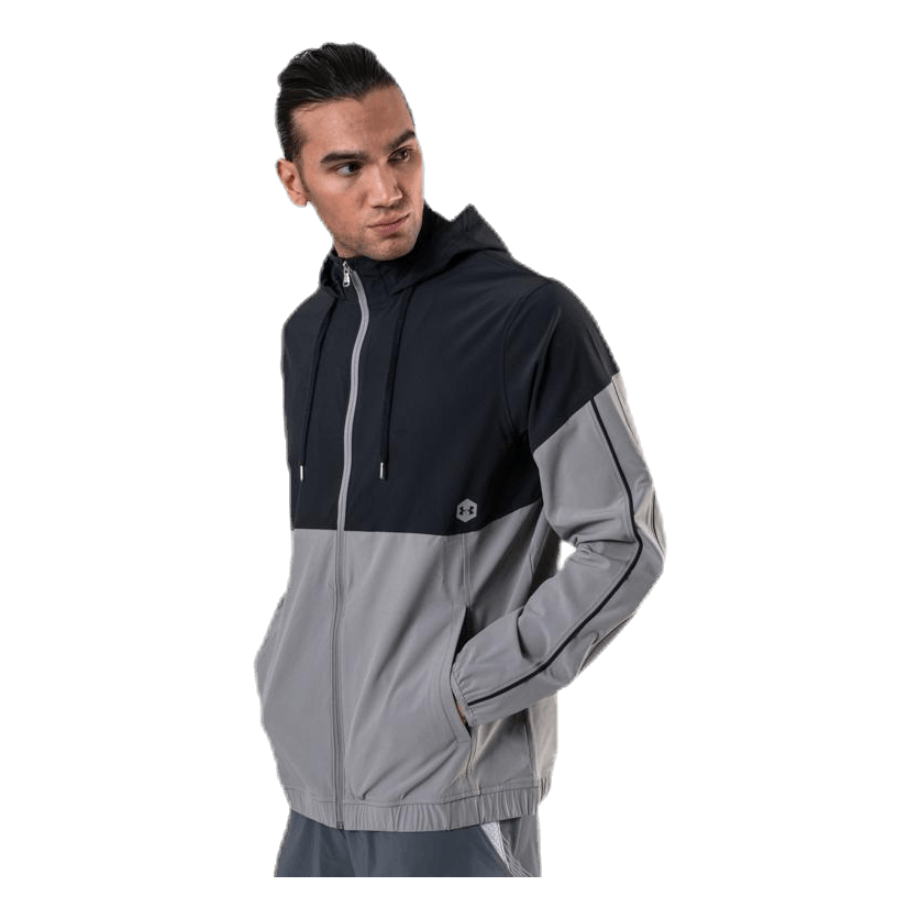 Athlete Recovery Woven Warm Up Top Green