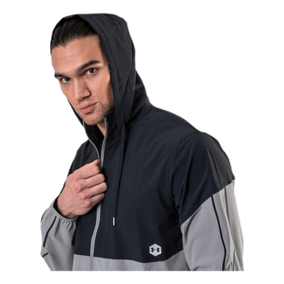 Athlete Recovery Woven Warm Up Top Green