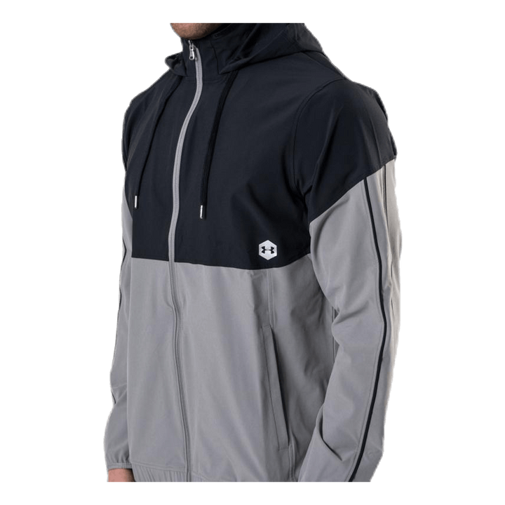 Athlete Recovery Woven Warm Up Top Green