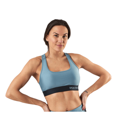 Armour Mid Crossback Bra Blue