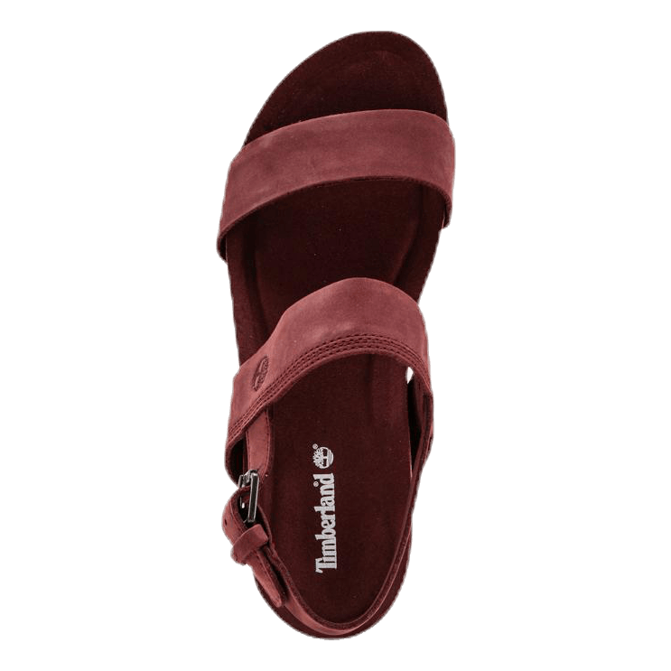 Malibu Waves 2 Band Sandal Red