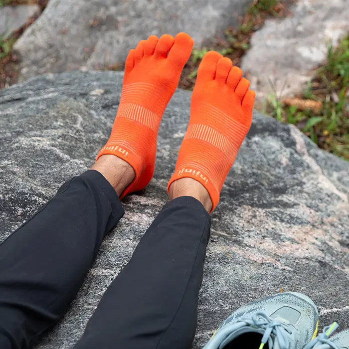 Injinji Run Lightweight No-show Flame