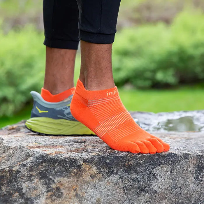 Injinji Run Lightweight No-show Flame