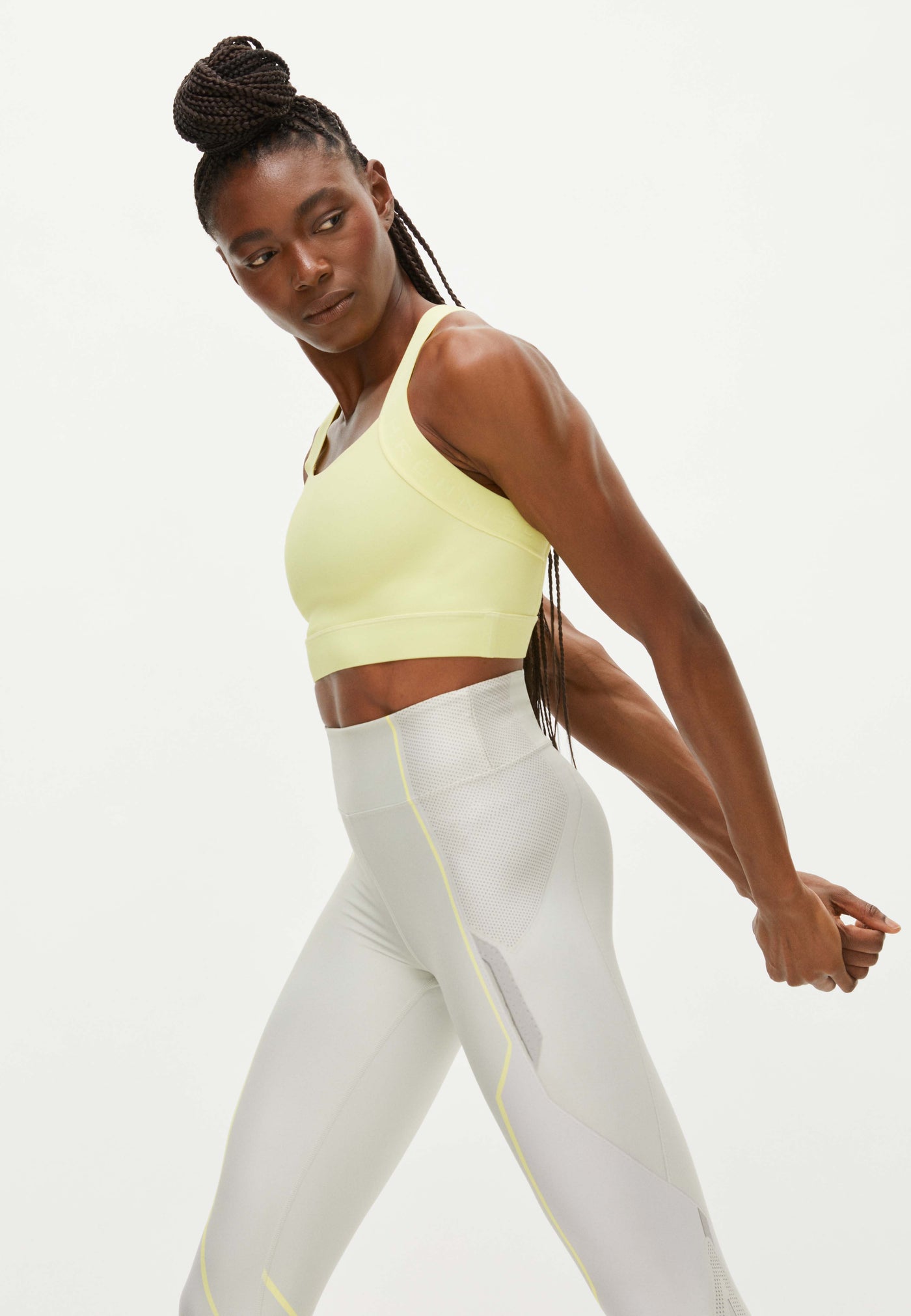 Kay Sports Bra Yellow Iris