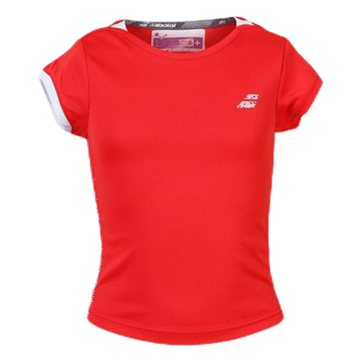 Cap Sleeve Top Performance Red