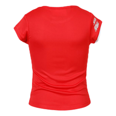 Cap Sleeve Top Performance Red