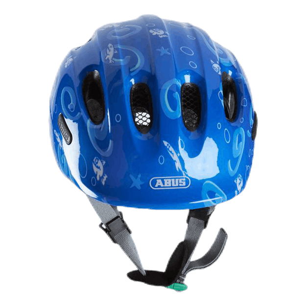 Hjälm Smiley 2.0 m/grönt spänne Blue