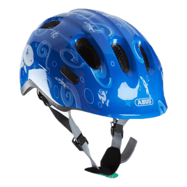 Hjälm Smiley 2.0 m/grönt spänne Blue