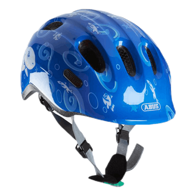 Hjälm Smiley 2.0 m/grönt spänne Blue