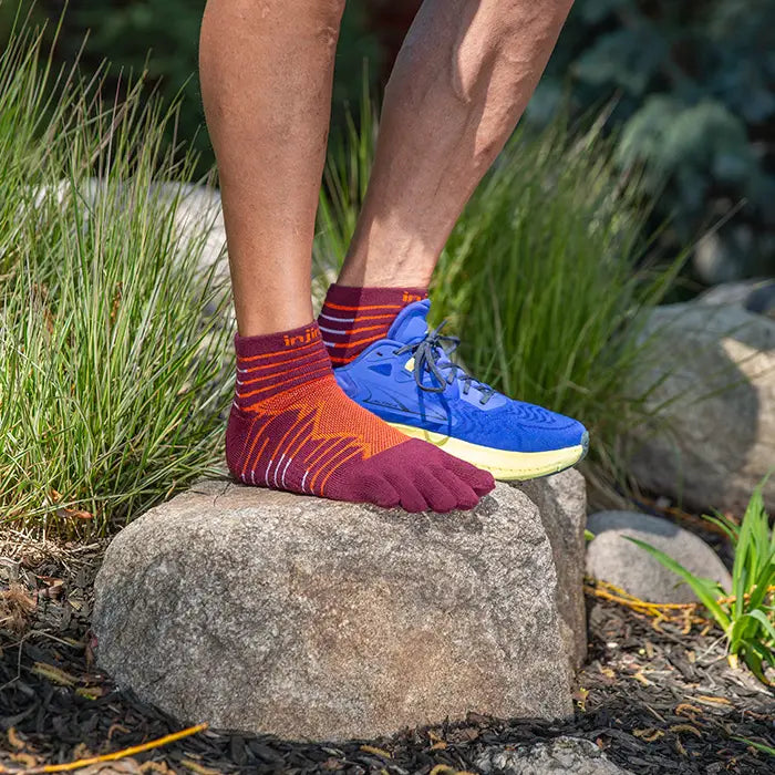 Injinji Ultra Run Mini-Crew Mahogny