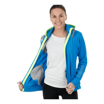 Core 2.0 Hood Jacket W Blue/Grey