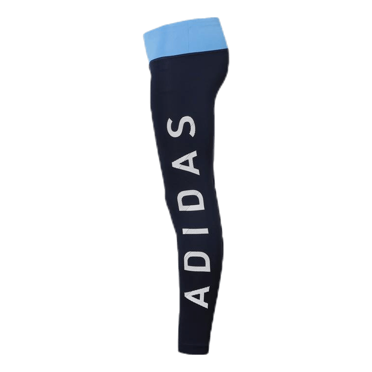 Big Text Tights Youth Blue/Black