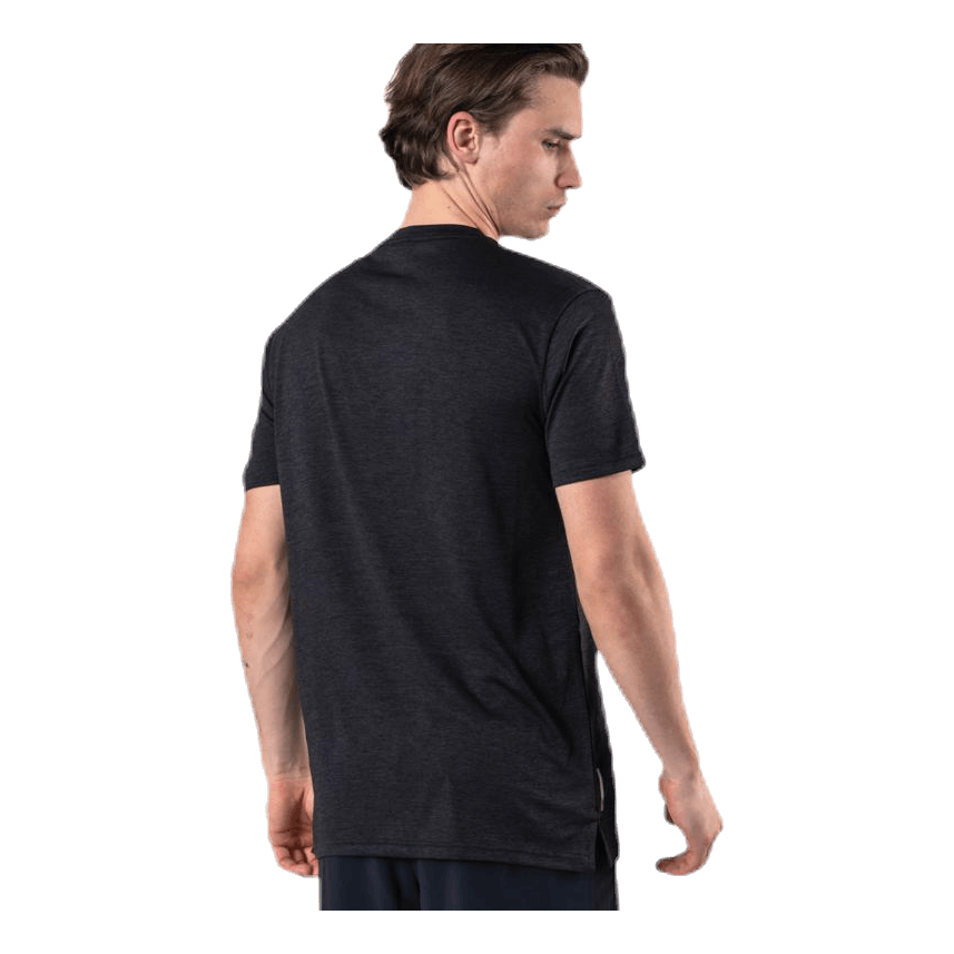 Heather Cat Tee Black
